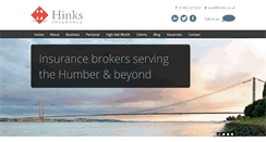 Desktop Screenshot of hinks.co.uk